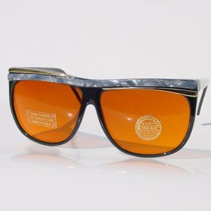 NWT Vintage Susanna style retro lady's fashion w/ laminate top true blue blocker